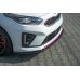 Накладка сплиттер на передний бампер Вар3 на Kia ProCeed III GT